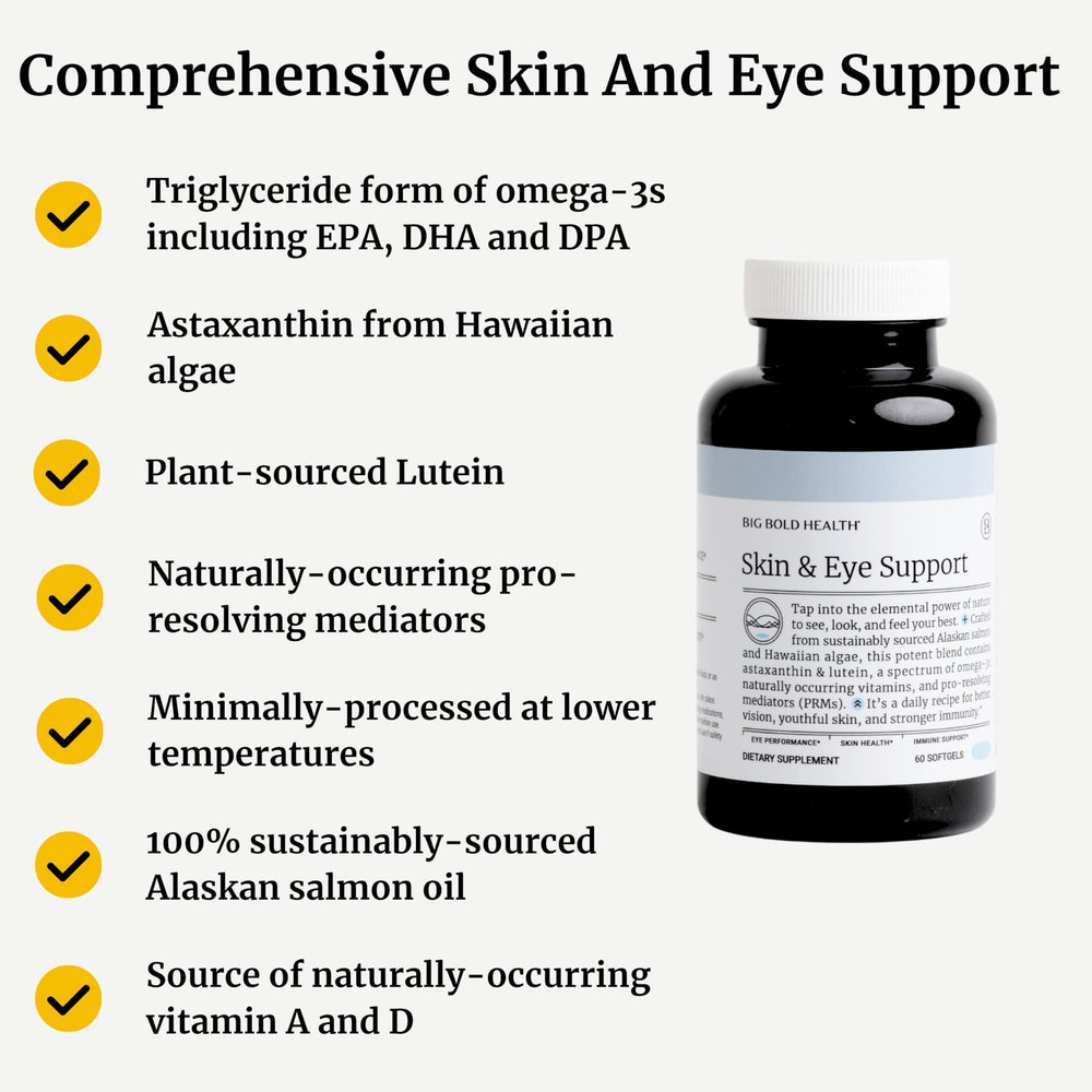 BIG BOLD HEALTH Lutein and astaxanthin capsules for eye health support.