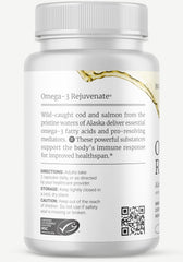 BIG BOLD HEALTH Omega-3 Rejuvenate origin in wild Alaskan sourcing map.