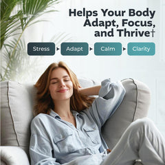 Big Valley Labs advanced-stress-support bottle-front view for vegan wellness
