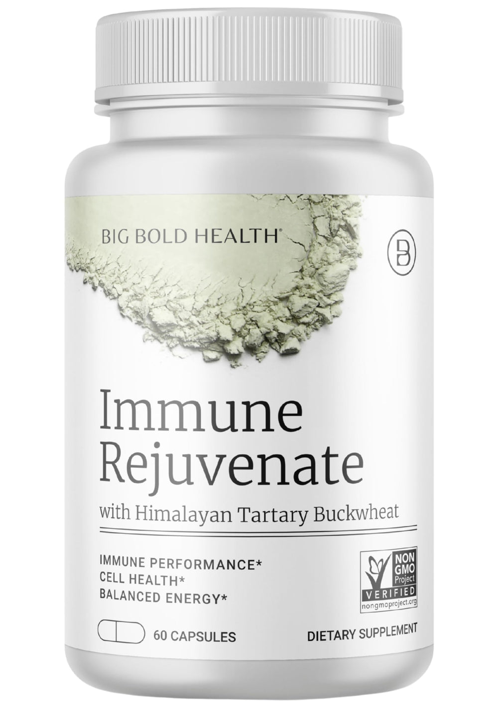 BIG BOLD HEALTH Immune Rejuvenate bottle with 60 capsules for daily immune support.
