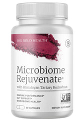 BIG BOLD HEALTH Microbiome Rejuvenate bottle front showing gut balance and immune potential.