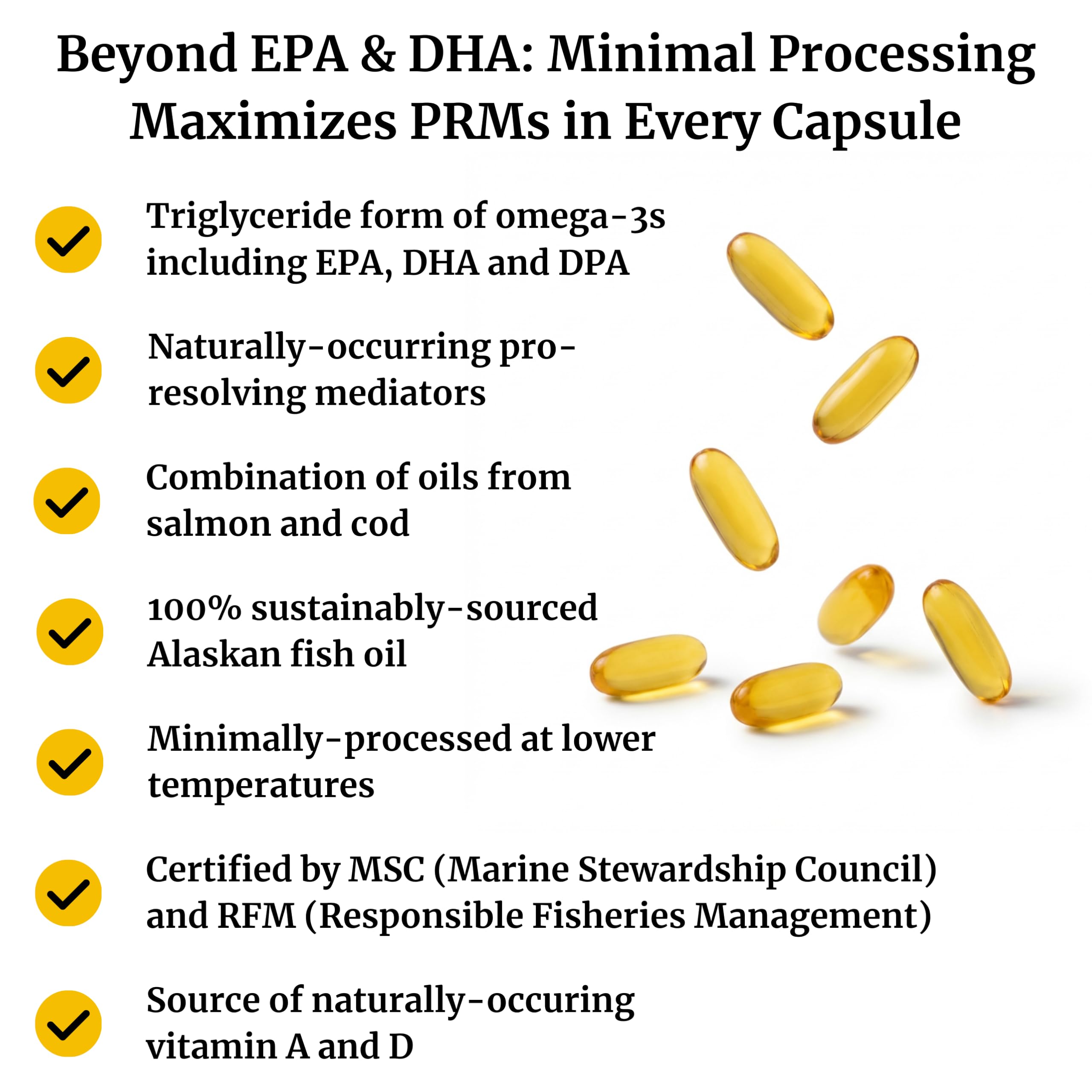 Big Bold Health Omega-3 Rejuvenate bottle label showing wild Alaskan sourcing.