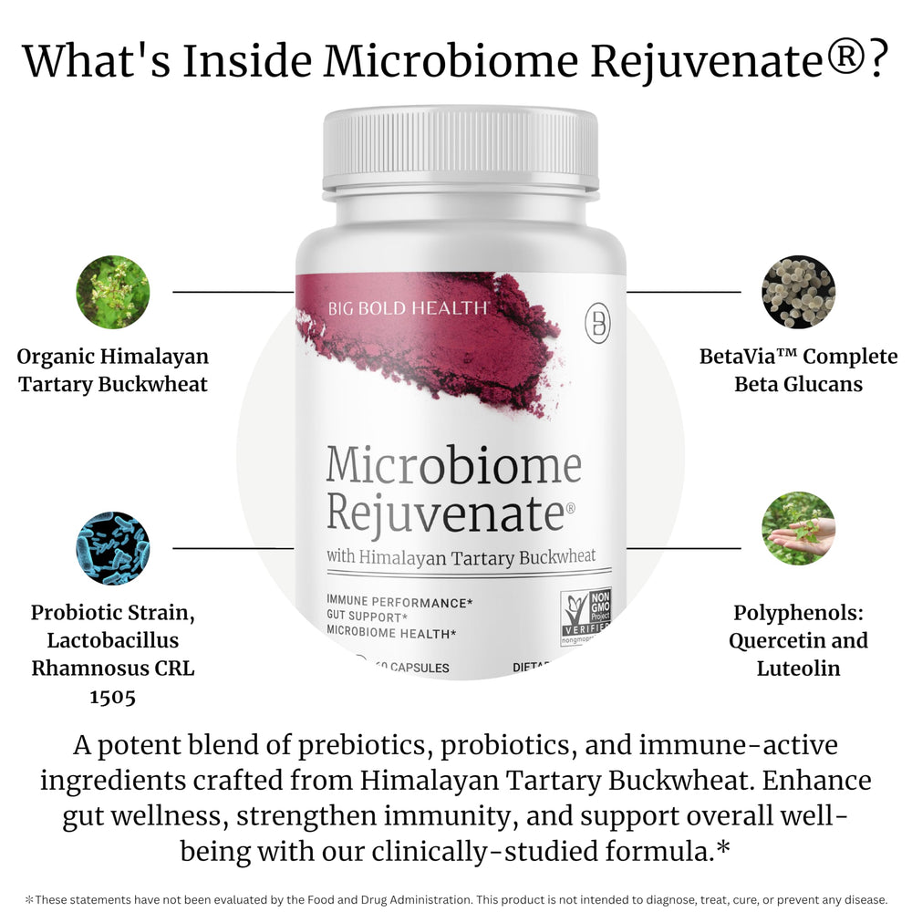 BIG BOLD HEALTH probiotic capsules for daily gut wellness and immune support.