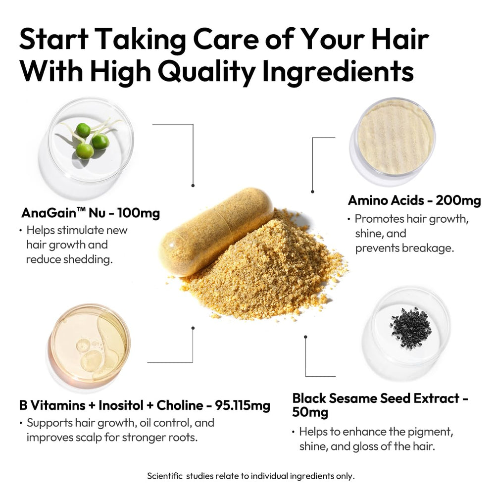 Close-up of BIGVITA biotin tablets highlighting hair vitality support
