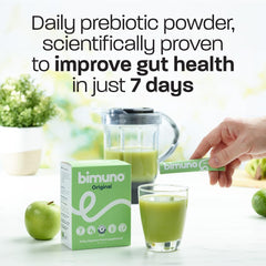 BIMUNO GOS prebiotic formula shown for gut nourishment