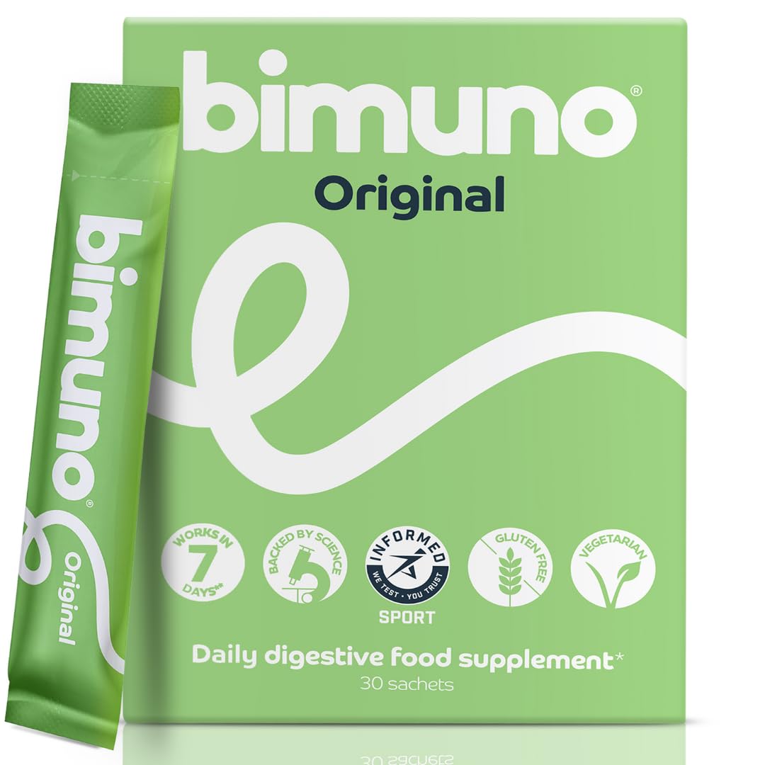 BIMUNO prebiotic sachets ready for a 30-day supply and daily use