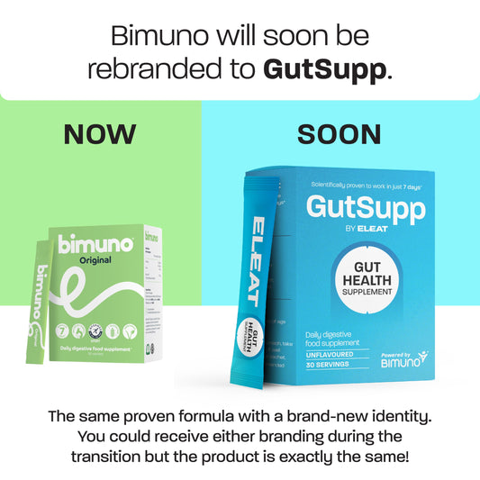BIMUNO tasteless powder dissolves easily into a drink