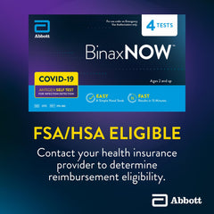 BinaxNOW test cards ready for rapid results in minutes