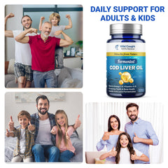 Bingbrofam family using cod liver oil at home.