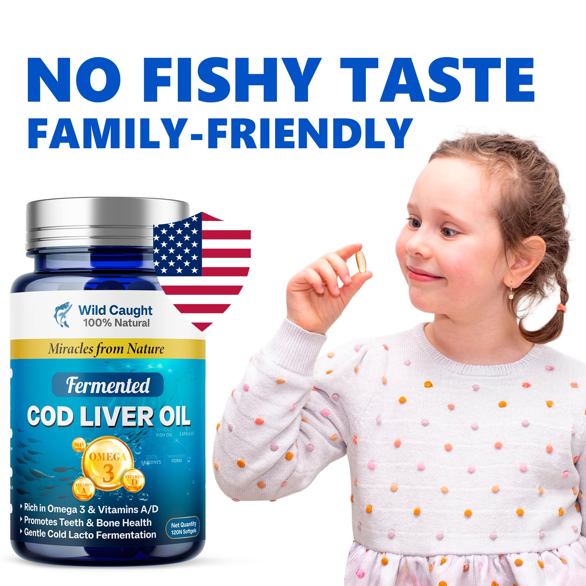 Bingbrofam packaging showing 120 capsules for family use.