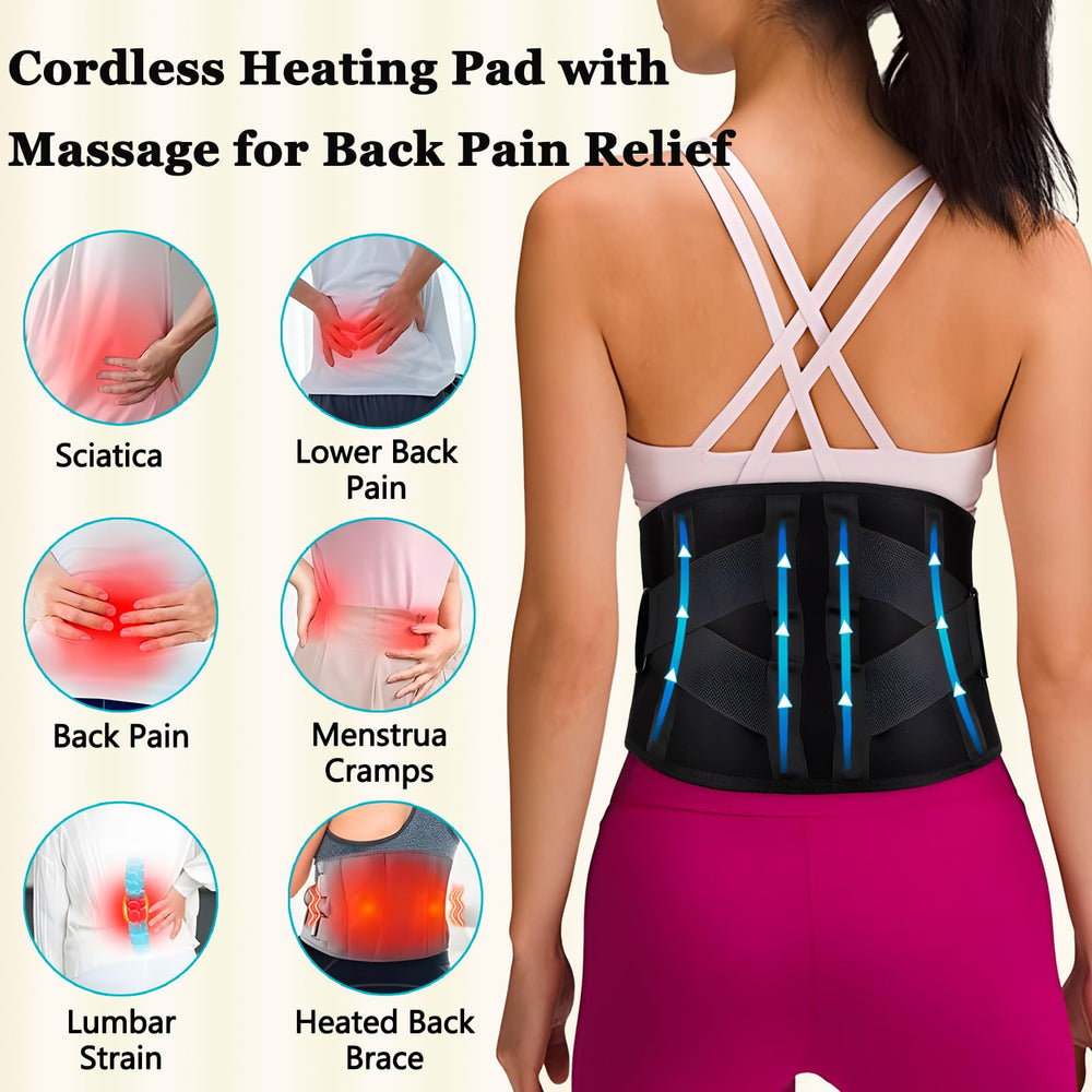 BINGONE back massager with LED display for easy control