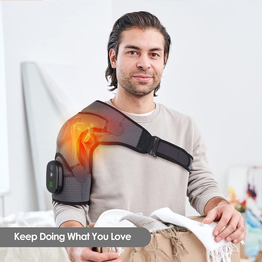 BINGONE extended strap on shoulder wrap ensuring comfortable fit for many sizes