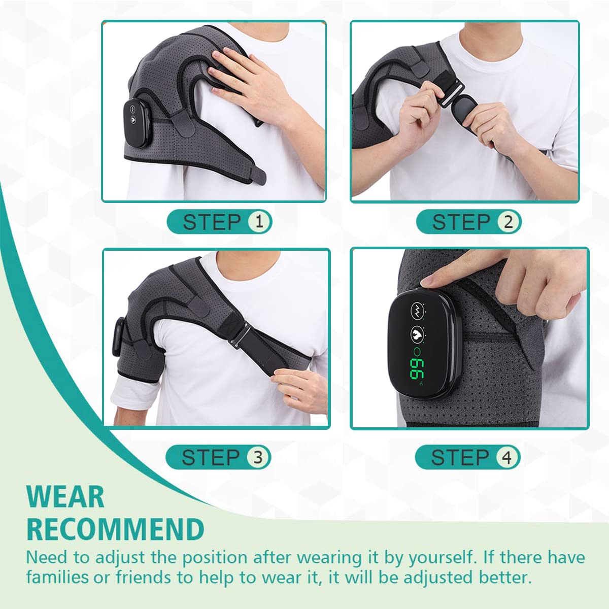 BINGONE compact shoulder wrap design for easy storage when not in use