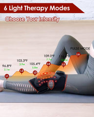 BINODIC knee brace control panel for easy mode and intensity selection.