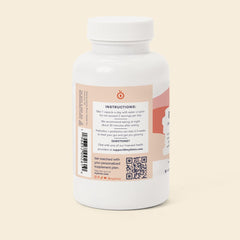 Binto Reset synbiotic label packaging showing gluten-free claim.