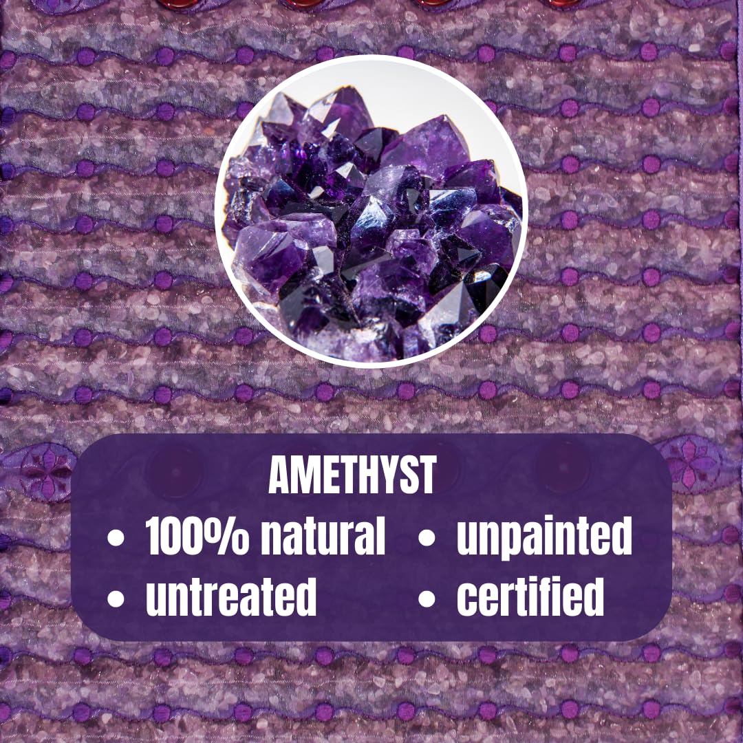 Bio Amethyst Ereada mini mat back-relaxation setup for unwinding after work