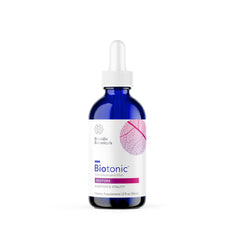 Bio-Botanical Research Biotonic adaptogenic tonic bottle showing daily energy support.
