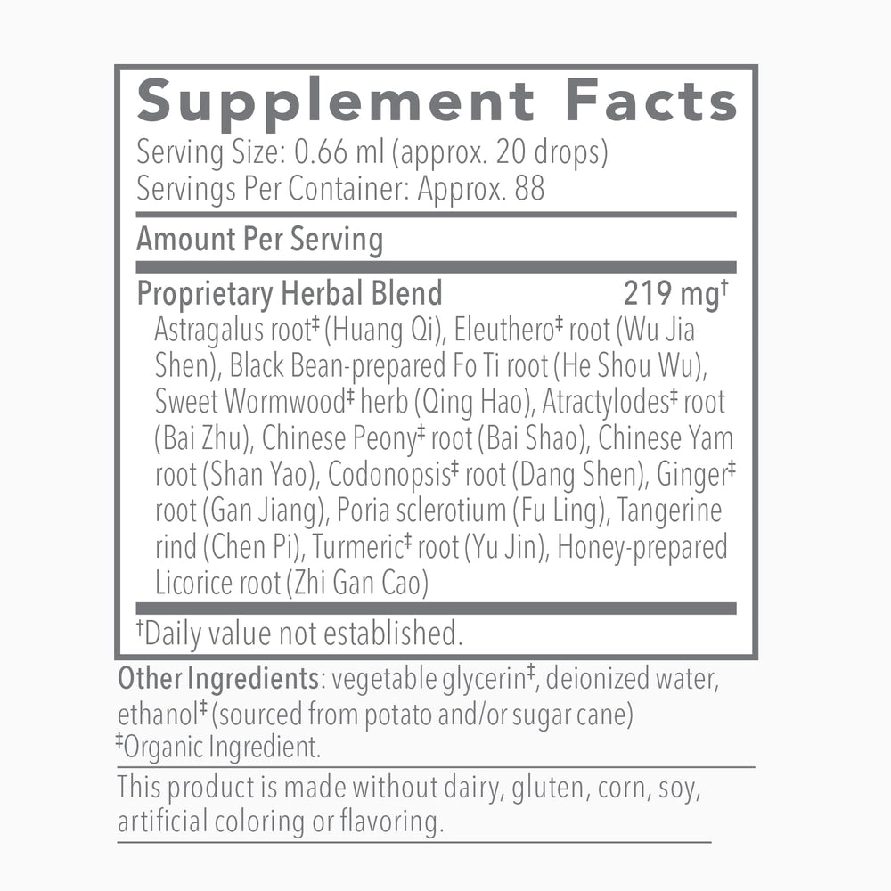 Herbal ingredients scene for Biotonic promoting gut balance.