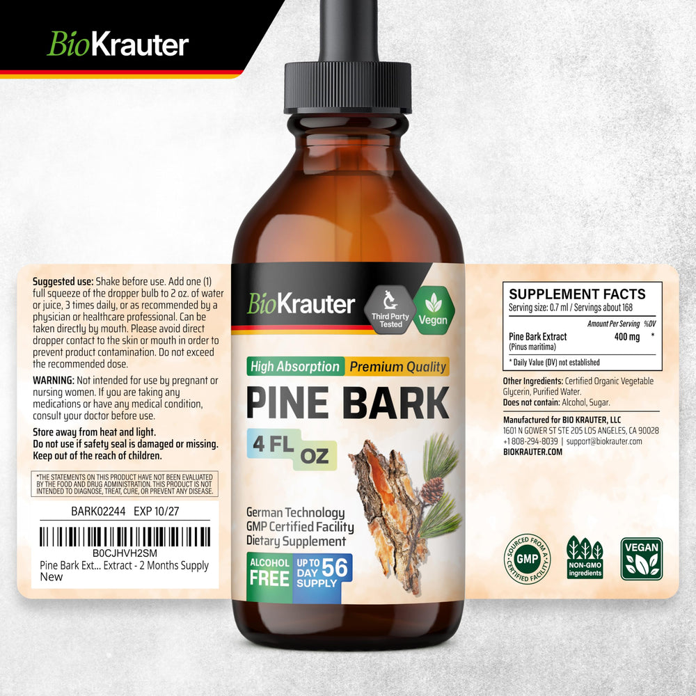 BIO KRAUTER Antioxidant-rich drops for everyday wellness.