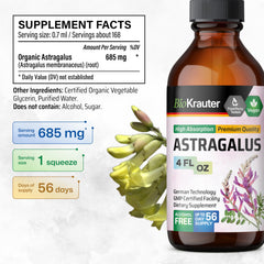 Three-ingredient formula: water, glycerin, astragalus root