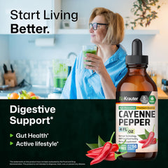 BIO KRAUTER Cayenne Drops glycerin base offers smooth taste.