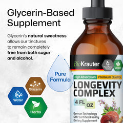 BIO KRAUTER glycerin base ensures smooth, bitter-free flavor.