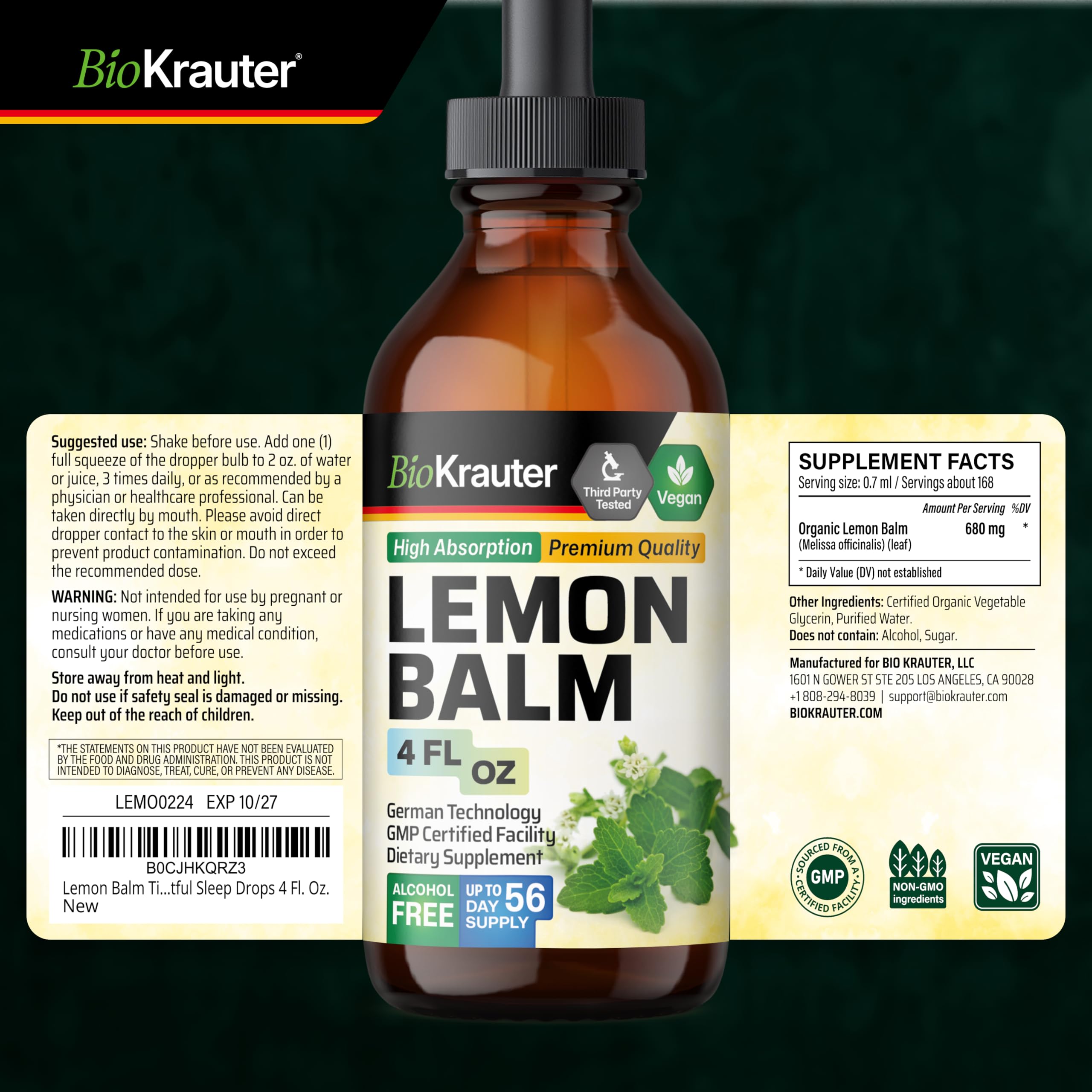 Travel-friendly pack with drops ready for on-the-go digestion support.