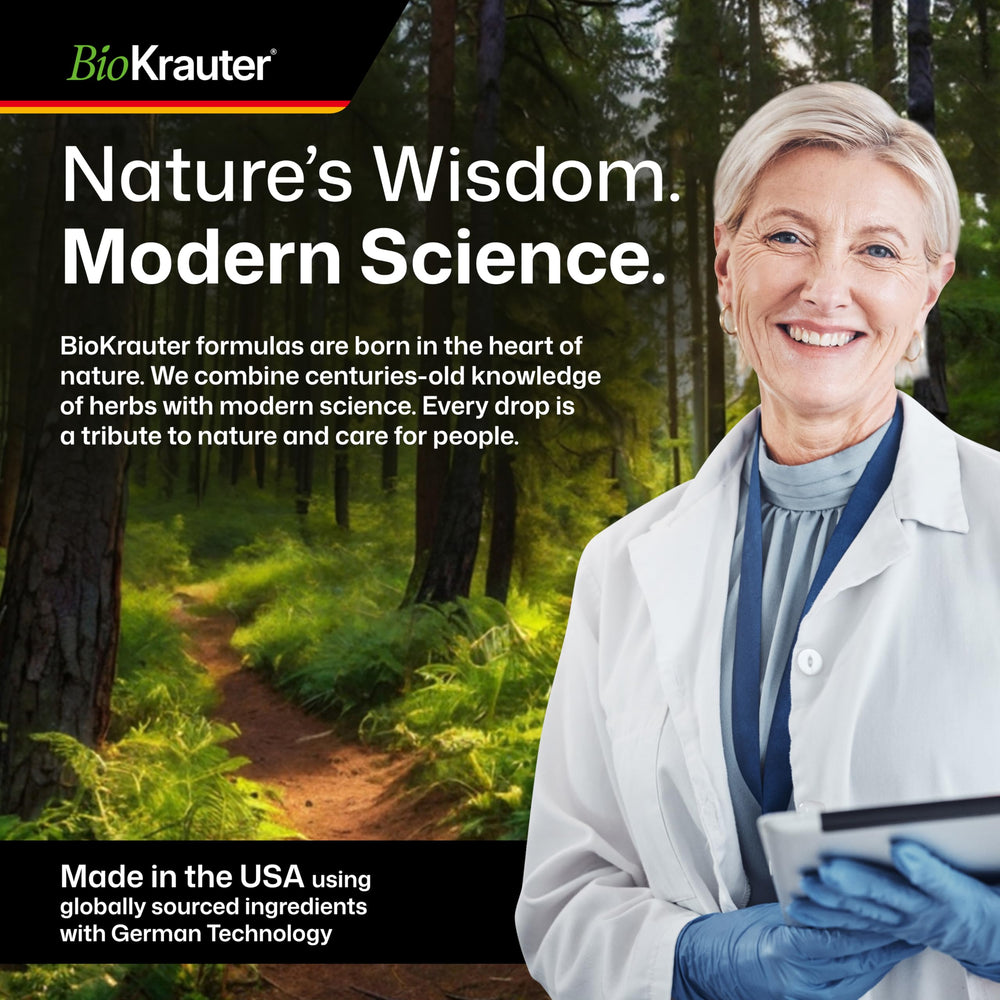 Dropper tip highlights three simple ingredients: water, glycerin, mullein leaf