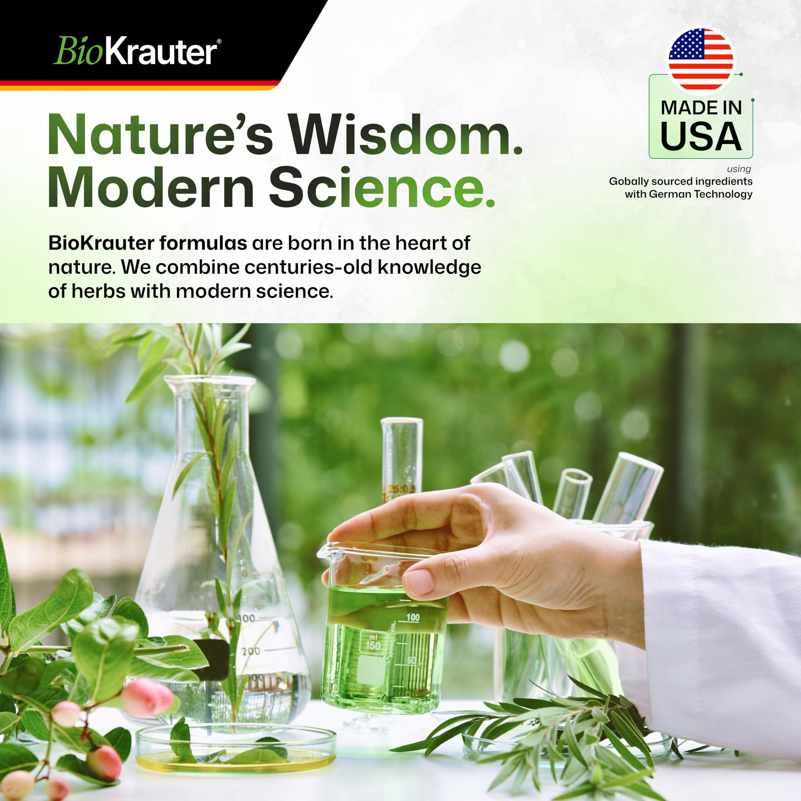 BIO KRAUTER mushroom tincture dropper for fast under-tongue absorption.