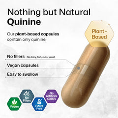Bio Krauter raw cinchona bark powder visual emphasis.