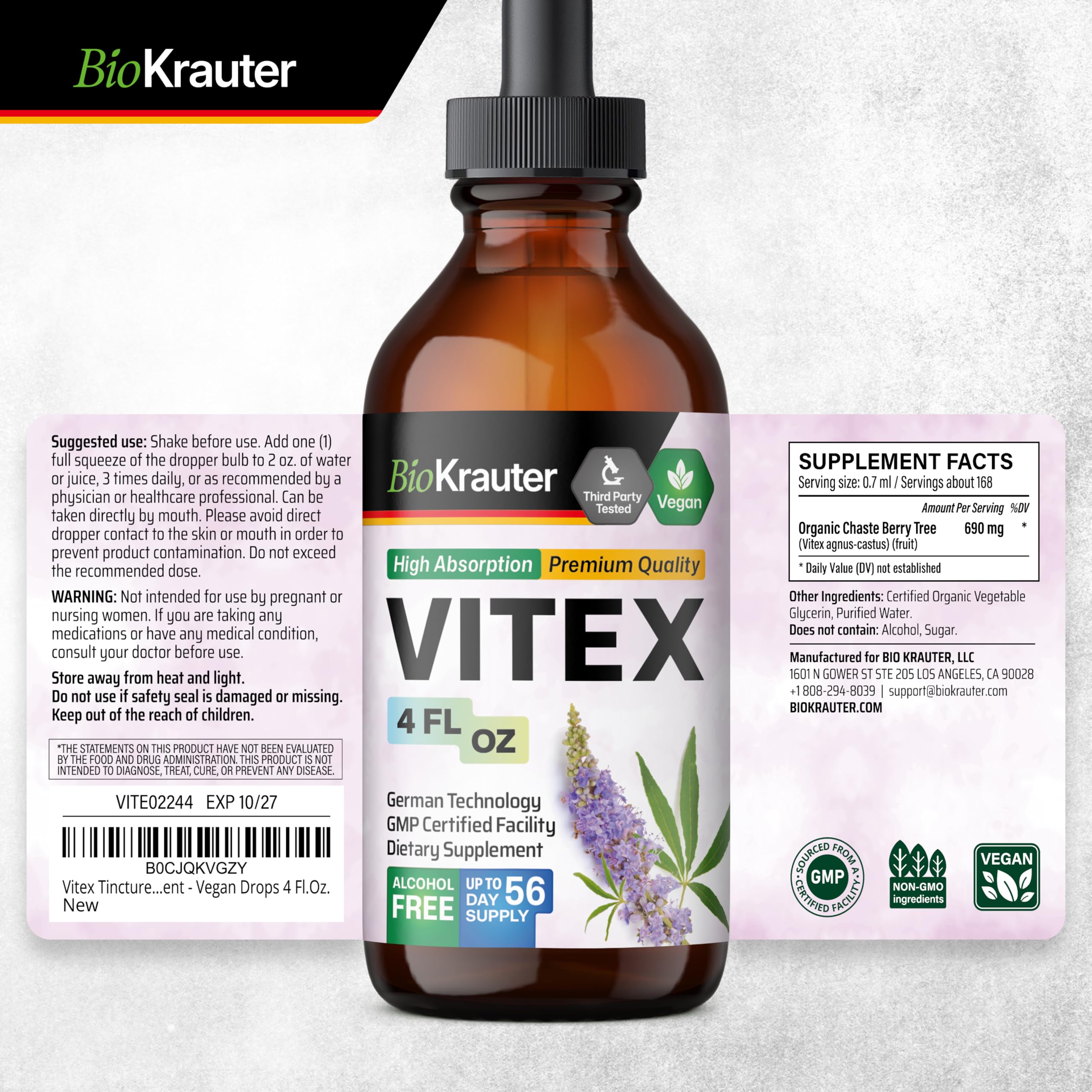 BIO KRAUTER vitex-serving-drops illustrates easy addition to water