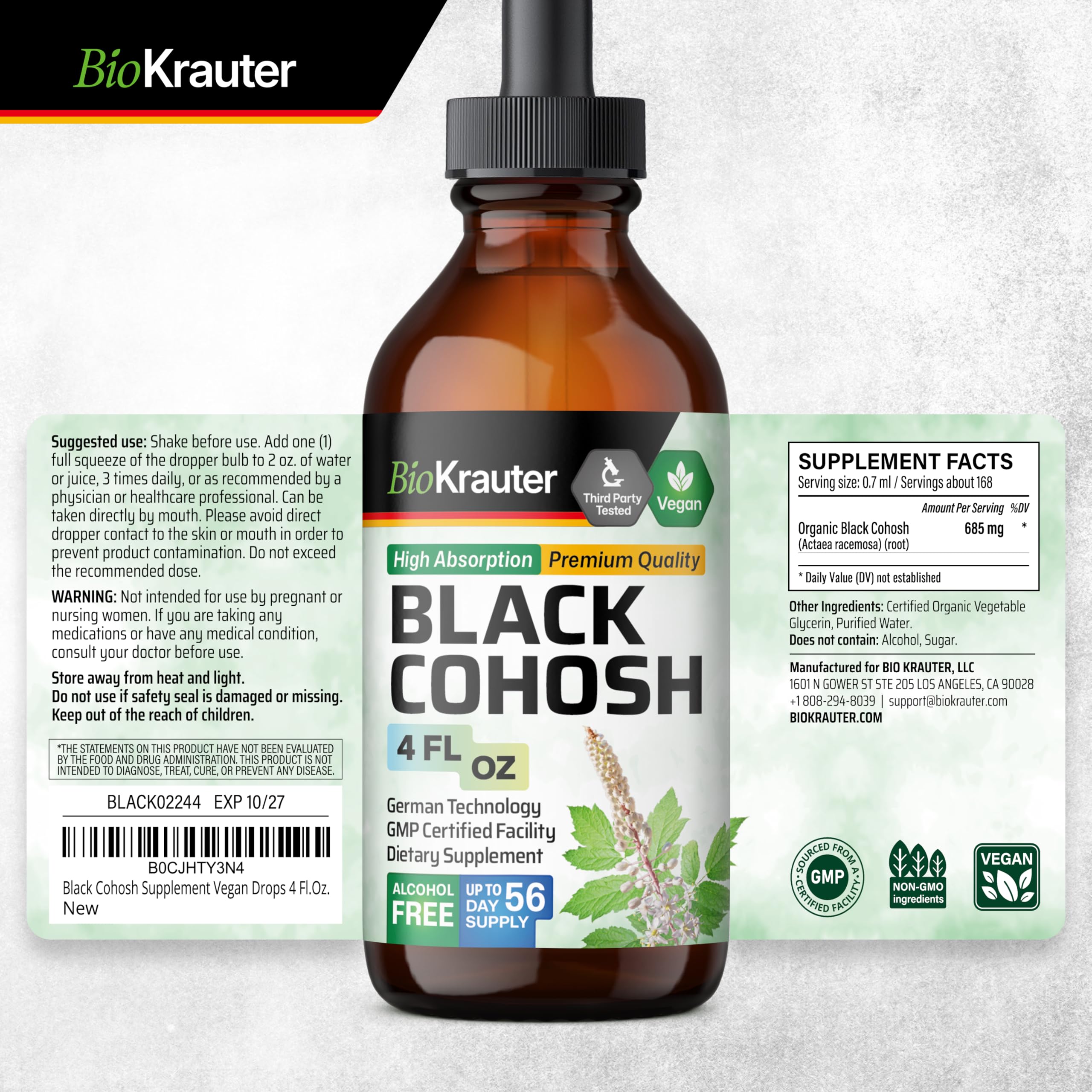 BIO KRAUTER supports daily wellness routine for active women.