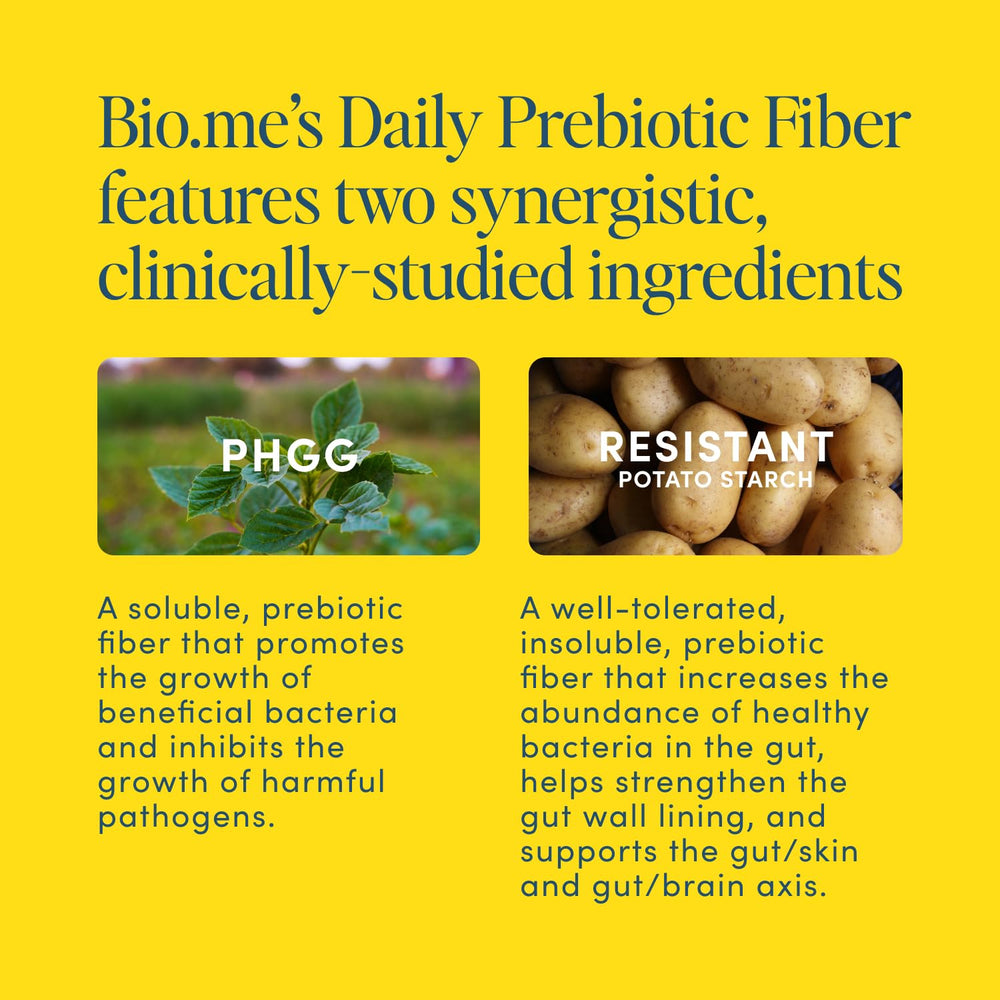 Glass of Bio.me Daily Prebiotic Lemonade being stirred for hydration and gut health.