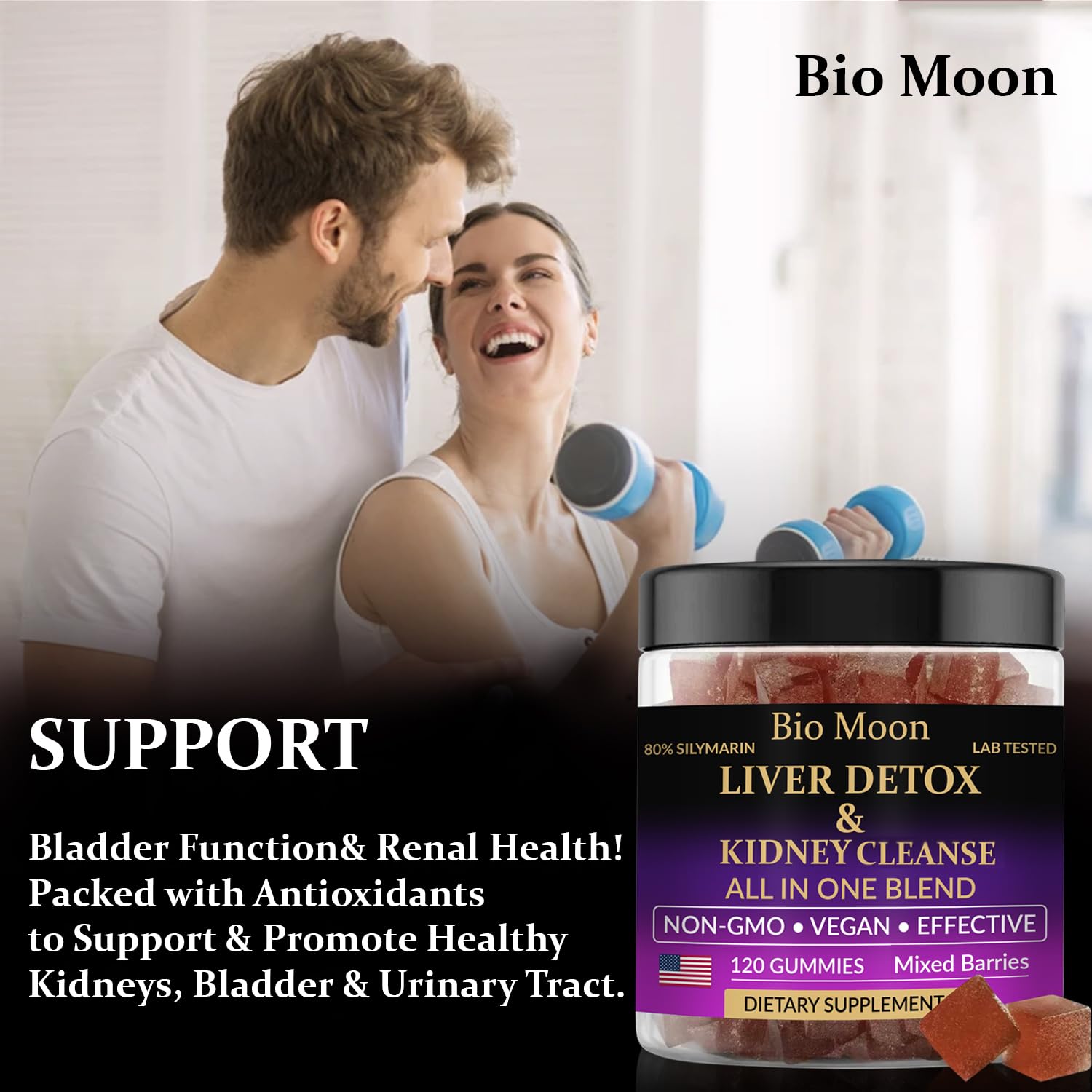 Bio Moon Liver Detox gummies beetroot-extract emphasis on natural circulation and cleansing