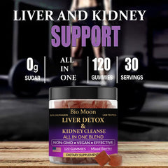 Bio Moon Liver Detox gummies Tudka focus for potential bile and detox support