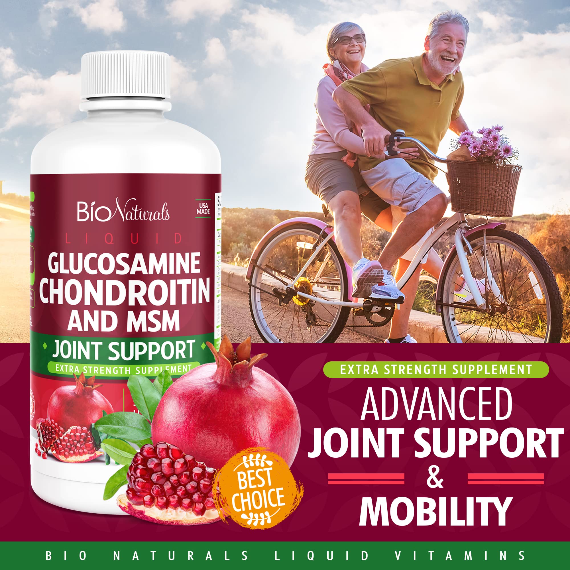 Bio Naturals liquid dosage easy to measure for regimen consistency.