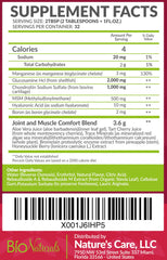 Bio Naturals bottle pour shows easy liquid formula absorbed for mobility.