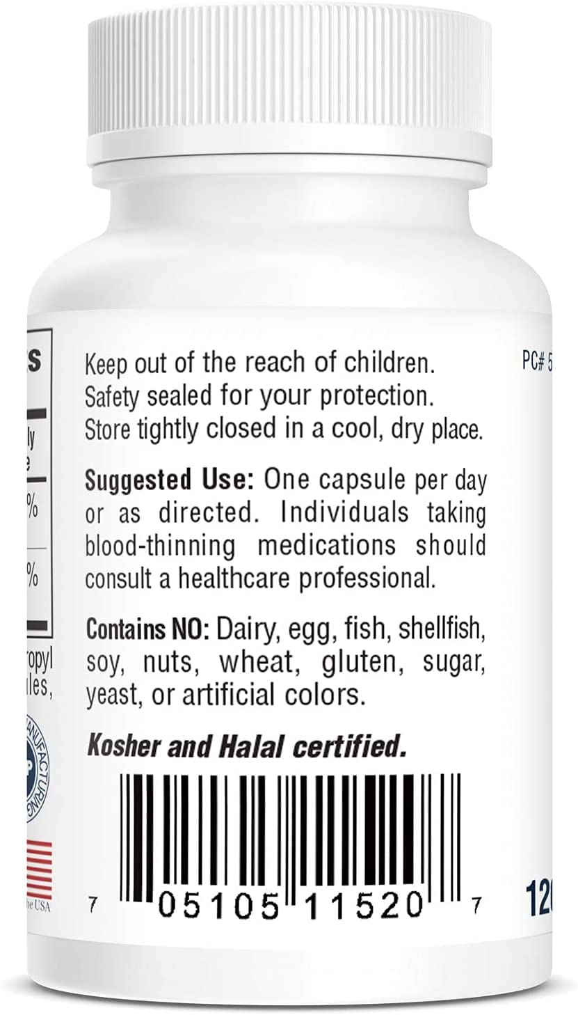 Bio-Tech D3-K2 120 VegCaps capsules demonstrate easy-to-swallow form for convenient daily usage.