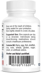 Bio-Tech D3-K2 120 VegCaps capsules demonstrate easy-to-swallow form for convenient daily usage.