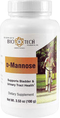 Bio-Tech Pharmacal D-Mannose powder stirred in water for mixing