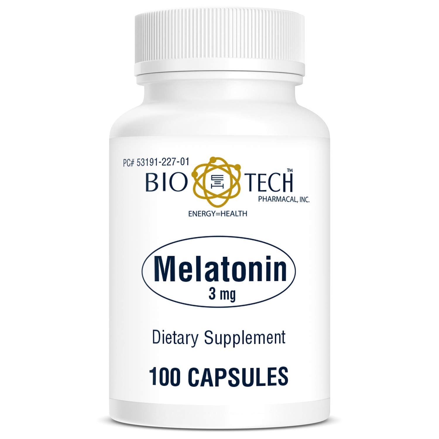 Bio-Tech Pharmacal Melatonin 3mg bottle for nightly rest support