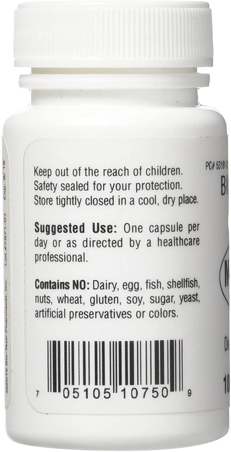 Bio-Tech Pharmacal Melatonin capsules provide convenient, once-daily sleep support.
