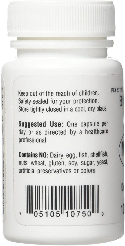 Bio-Tech Pharmacal Melatonin capsules provide convenient, once-daily sleep support.