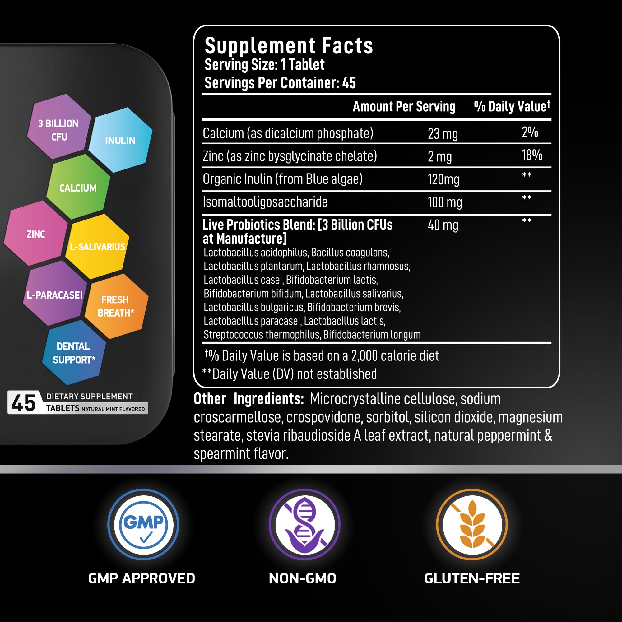 BIOACTIVE LABS gluten-free, non-GMO formulation ideal for sensitive users