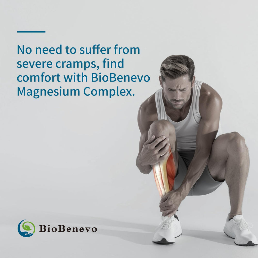 BioBenevo 5-in-1 Magnesium label with nutrition information.