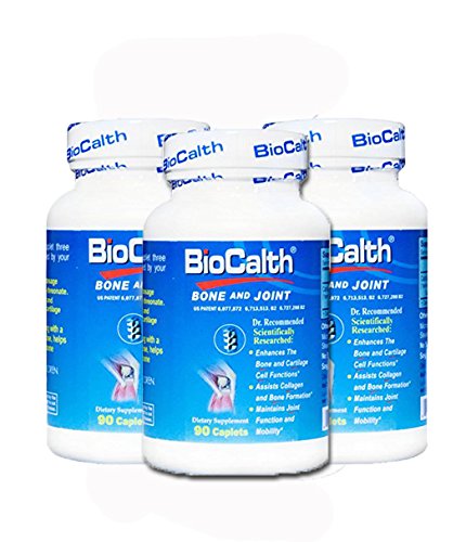 BioCalth Calcium L-Threonate bottle caplets support bone health and joint mobility.