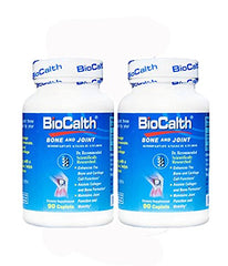 Biocalth Calcium L-Threonate bottle highlights the patented calcium delivery formula for bone support.
