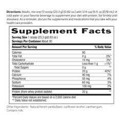Biochem grass-fed whey powder tub conveys clean nutrition and sustainable sourcing