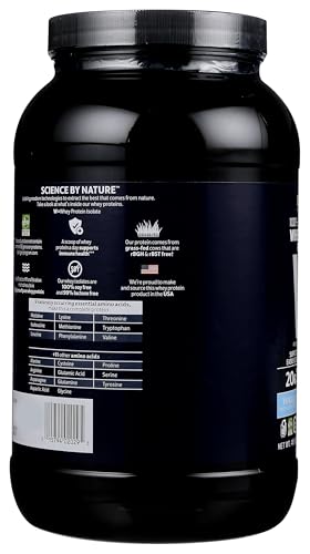 Biochem grass-fed whey isolate packaging highlighting quality source