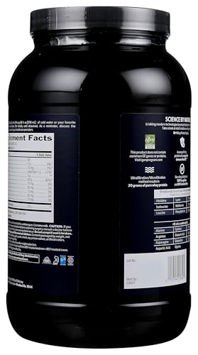 Biochem Whey Isolate Natural protein scoop shows convenient serving size